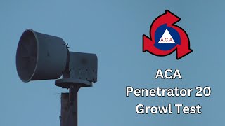 ACA PN-20, Elk Grove Village, IL, Growl Test