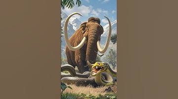 Mammoth vs Python: A Battle for Survival#ai#GPT#sora#openai#story#animal