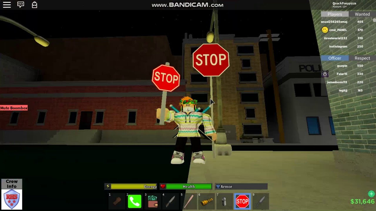 New Stop Sign Weapon Roblox Da Hood Youtube - roblox stop sign