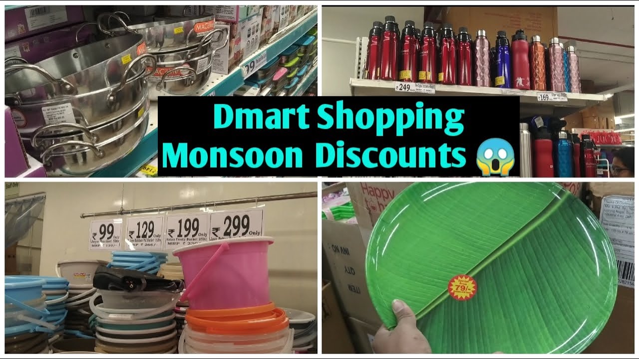 Dmart Monsoon Offers on kitchen appliances, Cusions, pillow covers