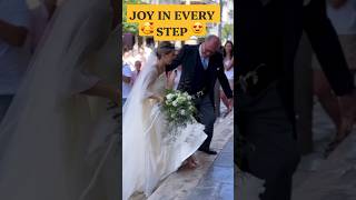 Every Step Up Those Church Steps, a Father's Joy Was Showing