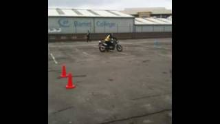 Module 1 training - slalom and figure of 8