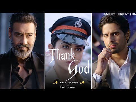 Thank God Trailer Status Video Download – Ajay Devgan | Sidharth Malhotra Thank God Trailer Status Video Download – Ajay Devgan | Sidharth Malhotra
