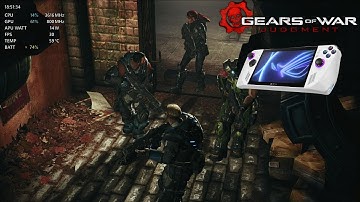 Gears of War Judgment ROG Ally Performance Gameplay | Xenia Canary Xbox 360 Emulator PC