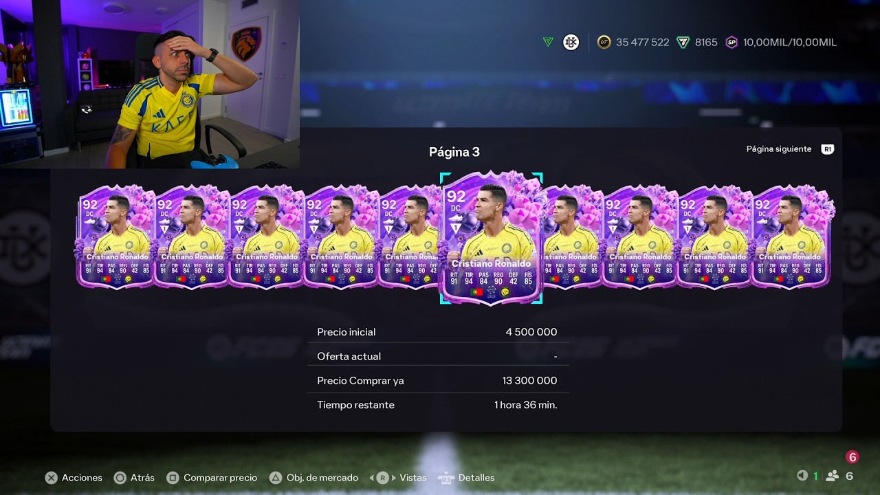 🔴FICHO A CRISTIANO FUT BIRTHDAY Y LO EVOLUCIONO (INTRANSFERIBLE POR 5 MILLONES) FC 26 - DjMaRiiO