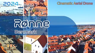 Rønne From Above - Denmark - Bornholm Aerial Drone - 4K Aerial - April 2024