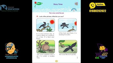 Class 2 English Book 2025 | Lesson 1 ( The crow and the jar ) | Unit 10 | Story Time