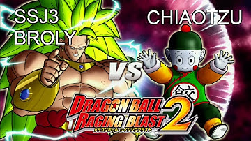 Dragonball Z Raging Blast 2: Super Saiyan 3 Broly vs Chiaotzu (Live Commentary)