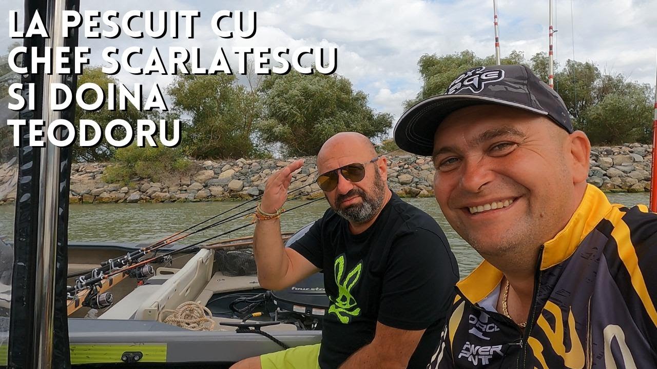 Pescuit la crap cu Chef Catalin Scarlatescu si Doina Teodoru in Delta Dunarii. Reteta crap in ziar