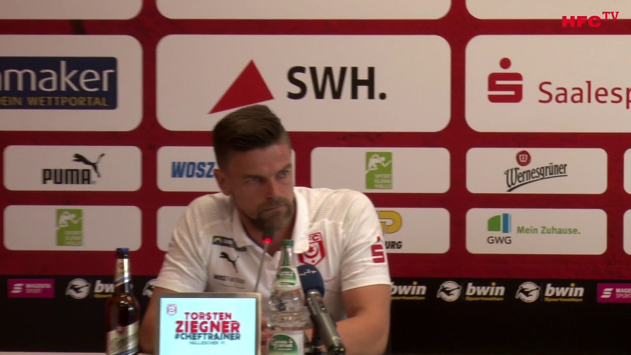  10. Spieltag: Eintracht Braunschweig - Hallescher FC | Pressekonferenz vor dem Spiel