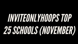 TOP 25 HIGH-SCHOOLS NORTH FLORIDA RANKINGS (November)
