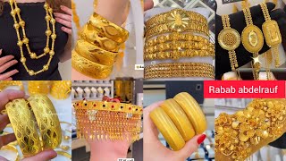 ذهب لعشاق الذهب والذوق الخليجي الممتاز كولكشن جديد وتصميم روعه غوايش اساور عقود اطقمgold