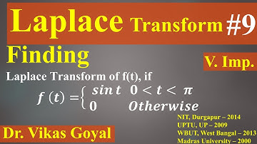 Laplace Transform #9 (in Hindi) | Discontinuous (Multi Valued) Functions | Engineering Mathematics