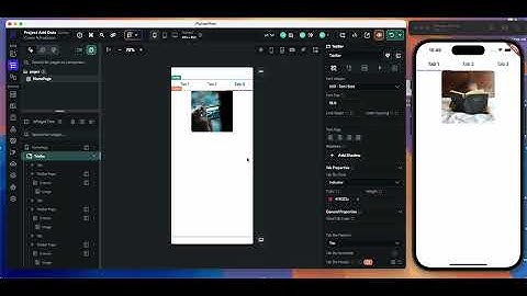 FlutterFlow Tab Bar Widget Tutorial for Beginners | Create Tab Navigation