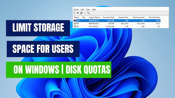Manage User Storage in Windows 11: Step-by-Step Disk Quota Setup