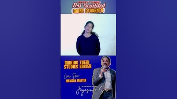 Start Learning memory techniques today |  #memorytraining #squadronleaderjayasimha #education