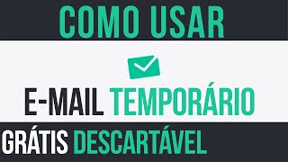 STEP-BY-STEP! HOW to create a DISPOSABLE TEMPORARY EMAIL for signing up for websites and web serv... screenshot 1