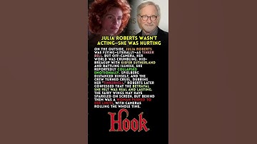 Why Julia Robert’s Broke Down during Hook Film.