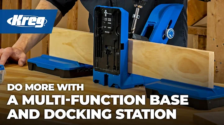 Do more with a multi-function base and Docking Station: Kreg® Pocket-Hole Jig 720/720PRO
