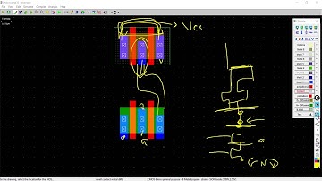 Nand Gate using microwind