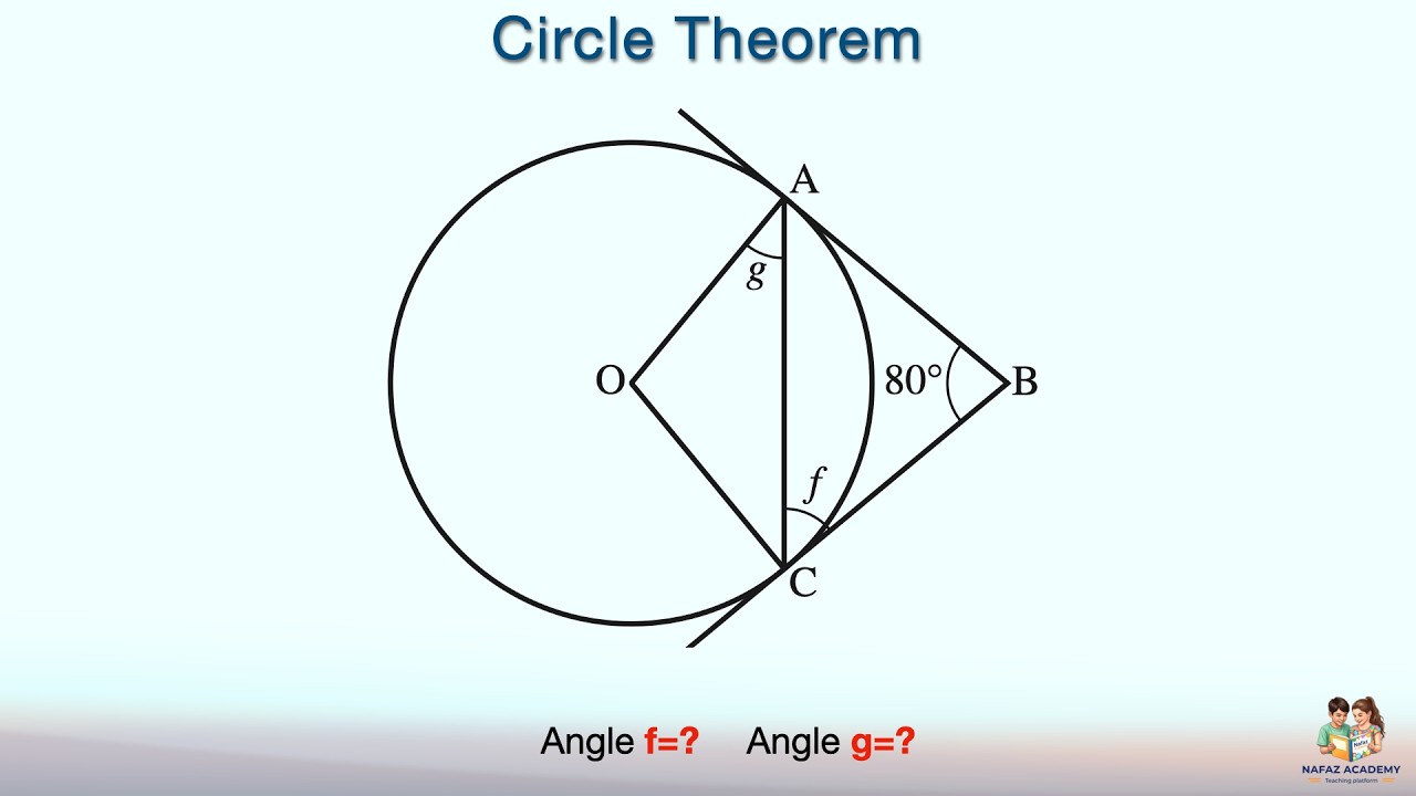 Circle Theorem || O level Math #maths