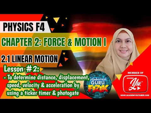 Physics Form 4 KSSM I Chapter 2 I 2.1 Linear Motion Part-2