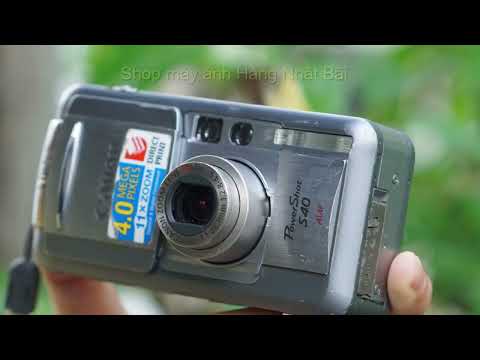 Video Shop máy ảnh giá rẻ, Vintage - Canon Powershot S40 - youtube