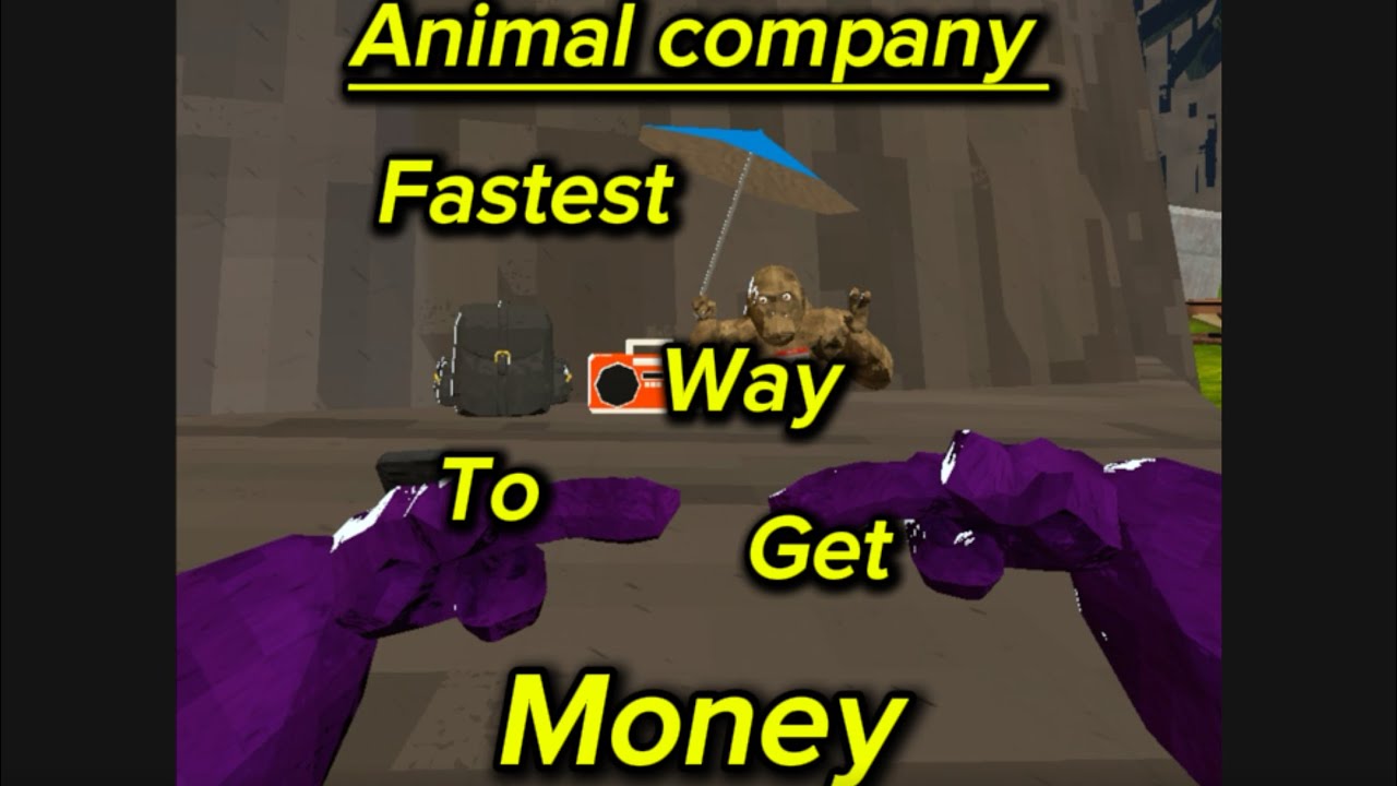 Fastest way to get money! I animal company - YouTube
