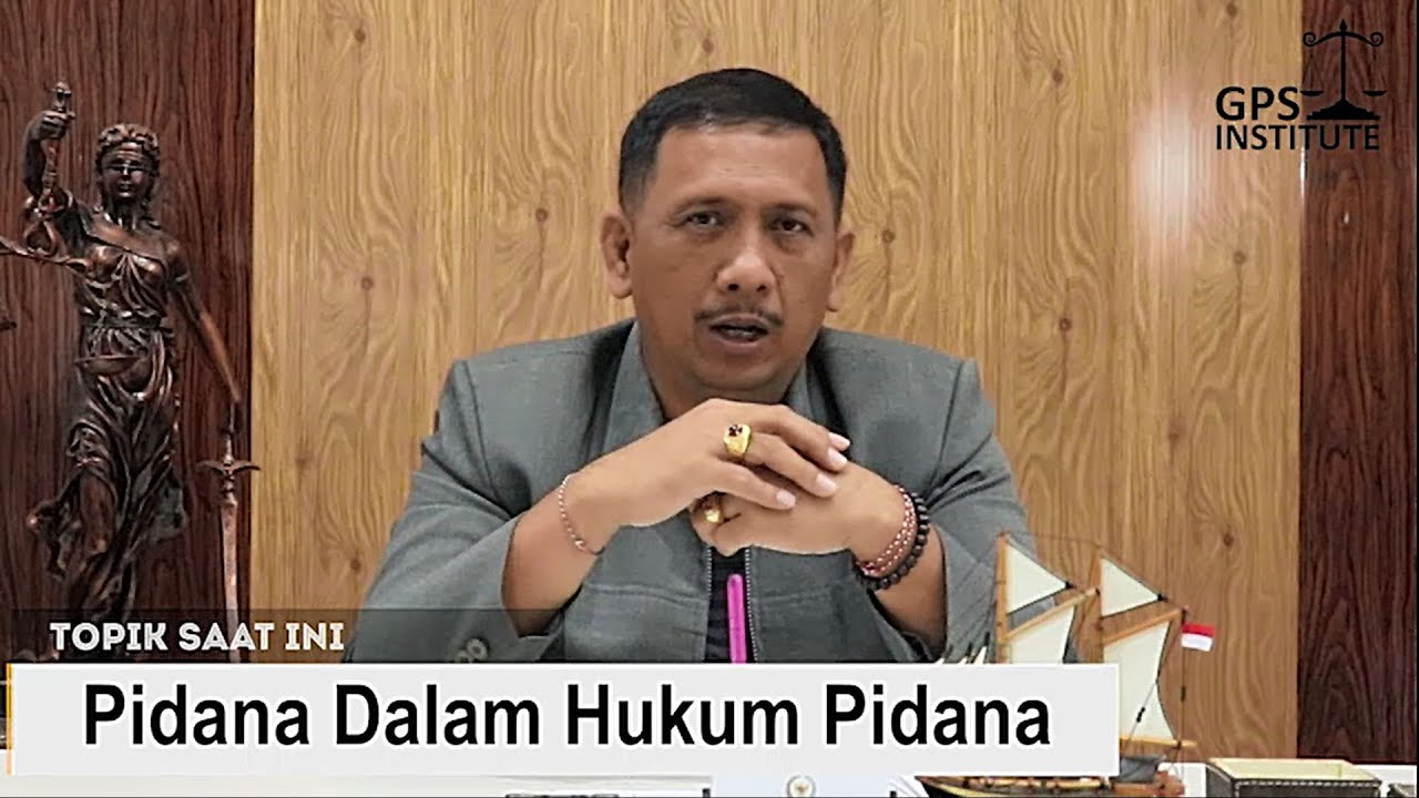 Jenis Pidana Dalam Hukum Pidana
