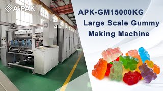 How APK-150 gummy making machine works?What are its main components?