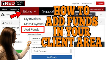 HOW TO ADD FUNDS IN REDSERVERHOST CLIENT AREA? [STEP BY STEP]☑️