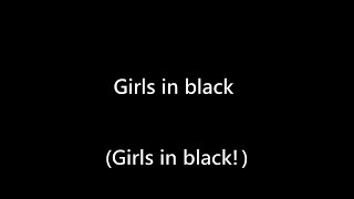 Airbourne - Girls In Black - with Lyrics!!!