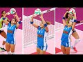 Alessia orro  amazing volleyball setter from italy  best volleyball actions by setter 2019