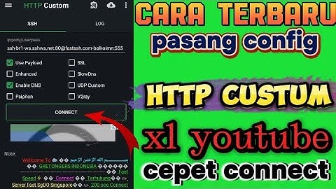 cara memasukan config http custum hc