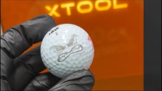 Golf Ball ⛳️ Engraving XTool F2U UV