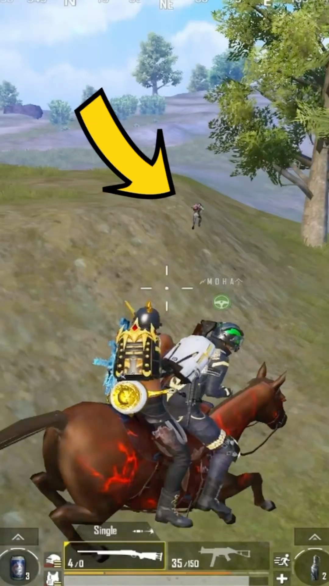 لقطة بالحصان? #ببجي #pubgmobile