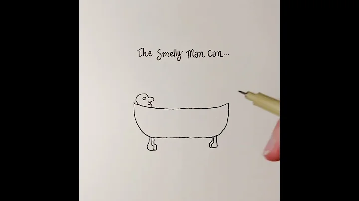 The smelly man canan illustrated poem by Andrew Ru...
