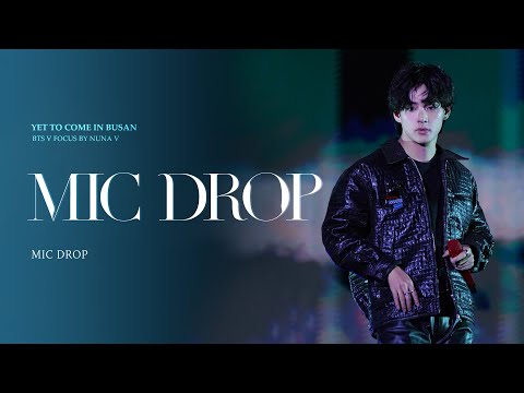 221015 Yet to Come in Busan - MIC Drop / BTS V / 방탄소년단 뷔 직캠 (4K fancam)