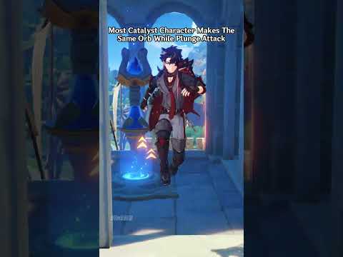 Catalyst Characters Usually Have The Same Plunge Attack Except Them #genshinimpact