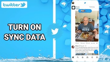How To Turn On Sync Data On Twitter App
