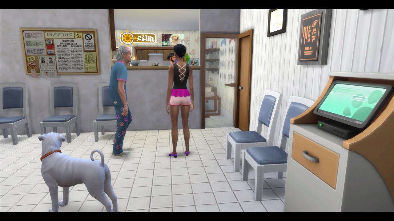 W. Lotus Tour of Pol Veterinary Services in The Sims 4 YouTube