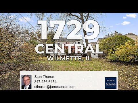 1729 Central Avenue, Wilmette, IL home video tour