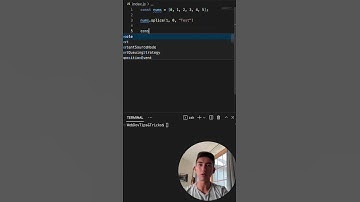 Learn the splice method in JavaScript in a minute! #shorts