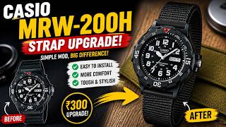 Casio MRW-200H Strap Upgrade 🔥 | NATO Strap Mod Tutorial
