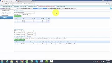 Chấm trắc nghiệm mới nhất