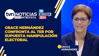 Grace Hernández denuncia supuesta manipulación del TER, pide respuesta del Tribunal Electoral