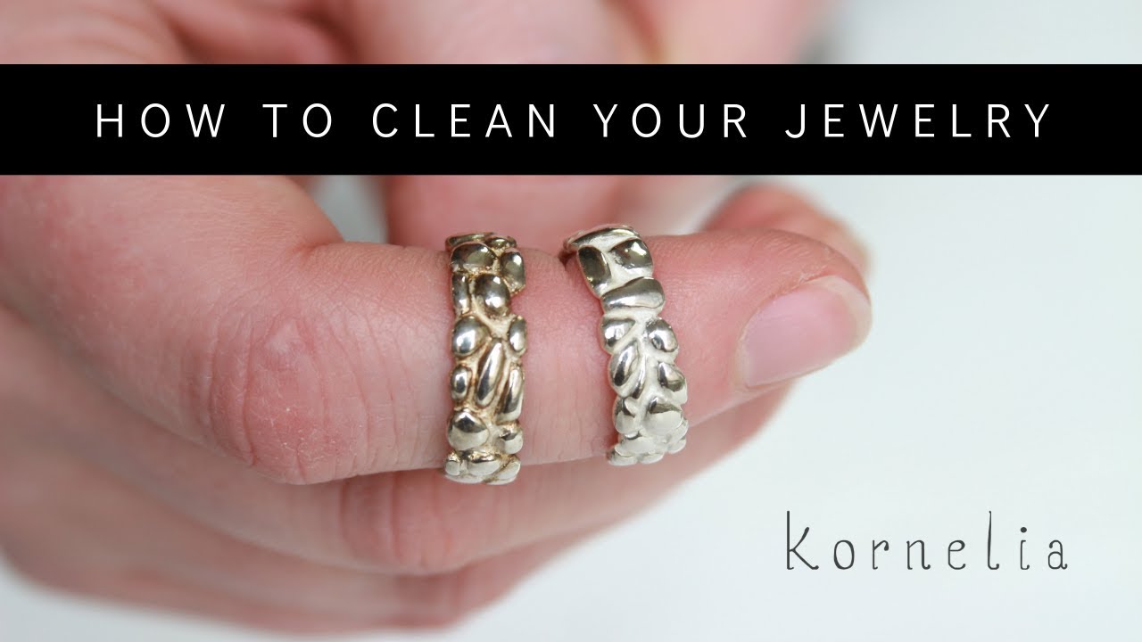 How to clean your jewelry - Remove tarnish from silver jewelry 