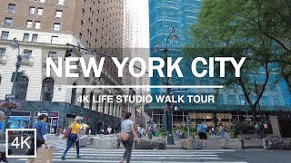 4K | New York City Manhattan FIT 8 Ave 7 Ave Penn Station Macys 34 Street 5th Ave Walk Tour