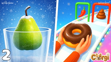 Blend It 3D 🆚 Bakery Stack - All Levels Satisfying Walkthrough Gameplay PART 2 (iOS, Android)