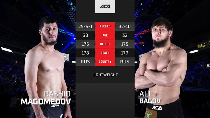 Рашид Магомедов vs. Али Багов | Rashid Magomedov vs. Ali Bagov | ACA 141